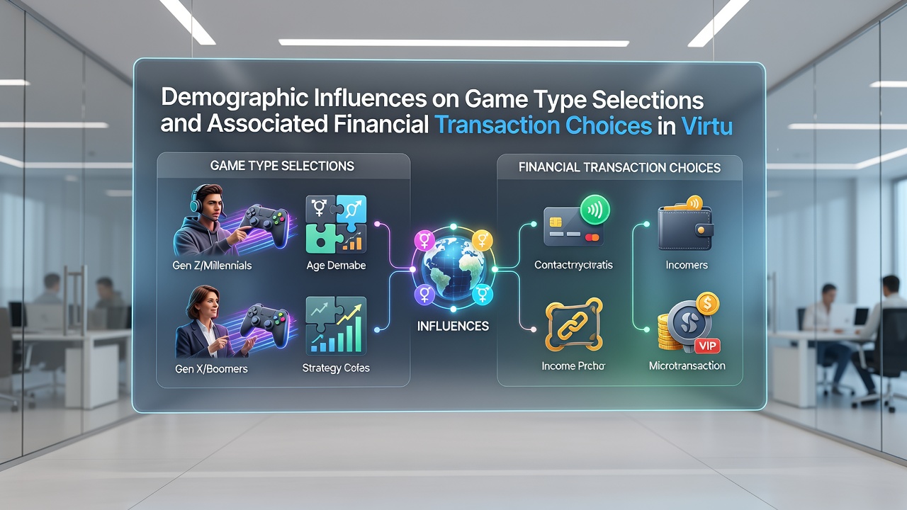 Infographic showing payment method preferences segmented by demographic groups in online gaming environments
