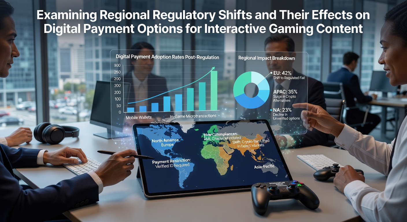 Map showing regulatory shifts affecting digital payments in interactive gaming across Europe, Asia, and the Americas