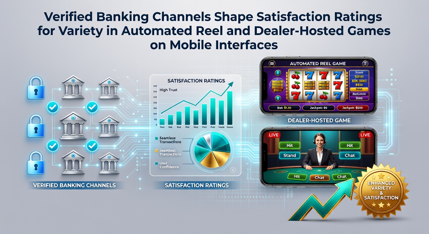 Mobile casino interface showing verified payment options alongside slot and live dealer game selections