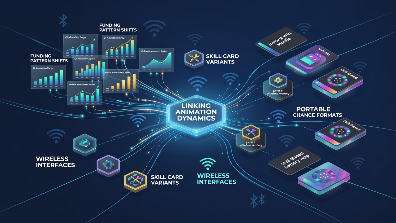 Animation sequences in portable reel and card game interfaces on wireless devices